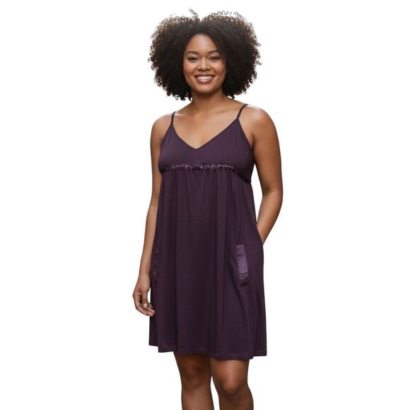 Aerie Spaghetti Strap Purple Dress XL - Picture 1 of 9
